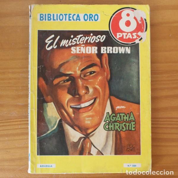 biblioteca oro 338 el misterioso señor brown. m Comprar