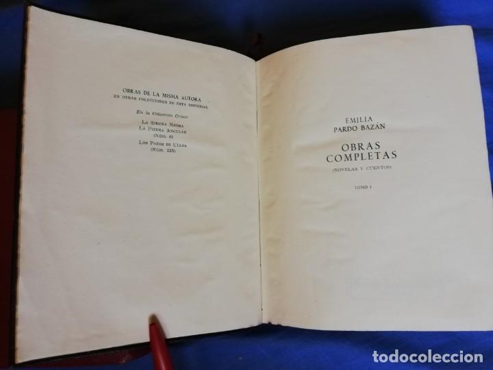 Libros de segunda mano: AGUILAR OBRAS ETERNAS. PARDO BAZAN - Foto 9