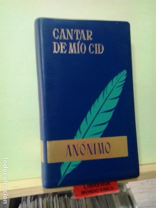 Libros de segunda mano: LMV - Cantar de M&iacute;o Cid. An&oacute;nimo. Edici&oacute;n de Luis Guarner - Foto 1