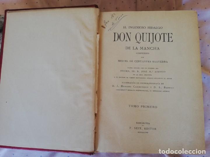 Libros de segunda mano: DON QUIJOTE DE LA MANCHA F. SEIX EDIITOR - Foto 13