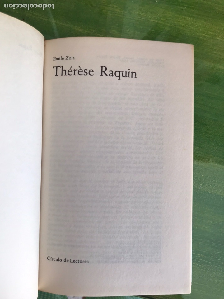 Libros de segunda mano: Th&egrave;r&eacute;se Raquin. Emile Zola - Foto 2