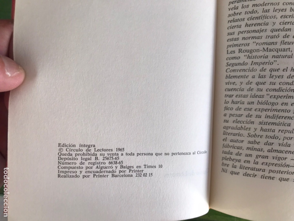 Libros de segunda mano: Th&egrave;r&eacute;se Raquin. Emile Zola - Foto 3