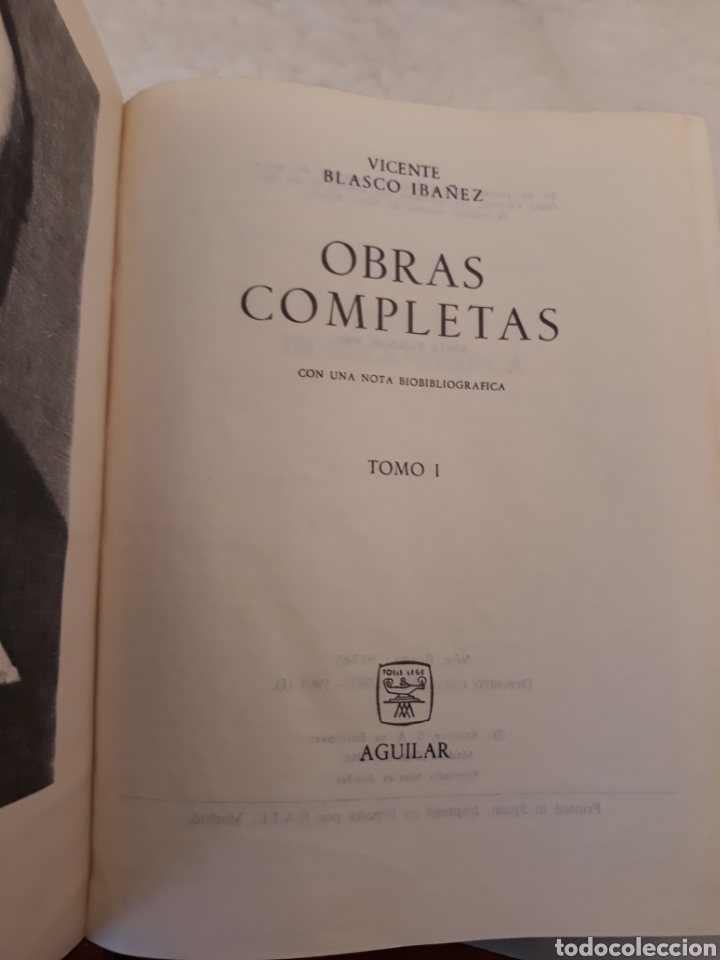 Libros de segunda mano: Blasco Iba&ntilde;ez. Obras completas. 3 tomos. - Foto 3