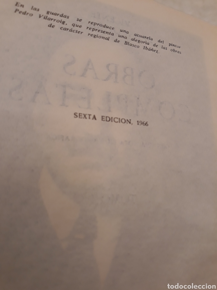 Libros de segunda mano: Blasco Iba&ntilde;ez. Obras completas. 3 tomos. - Foto 4