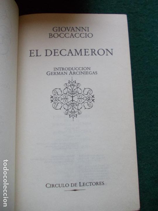 Libros de segunda mano: GRANDES CLASICOS UNIVERSALES CIRCULO DE LECTORES ELDECAMER&Oacute;N BOCCACCIO - Foto 2
