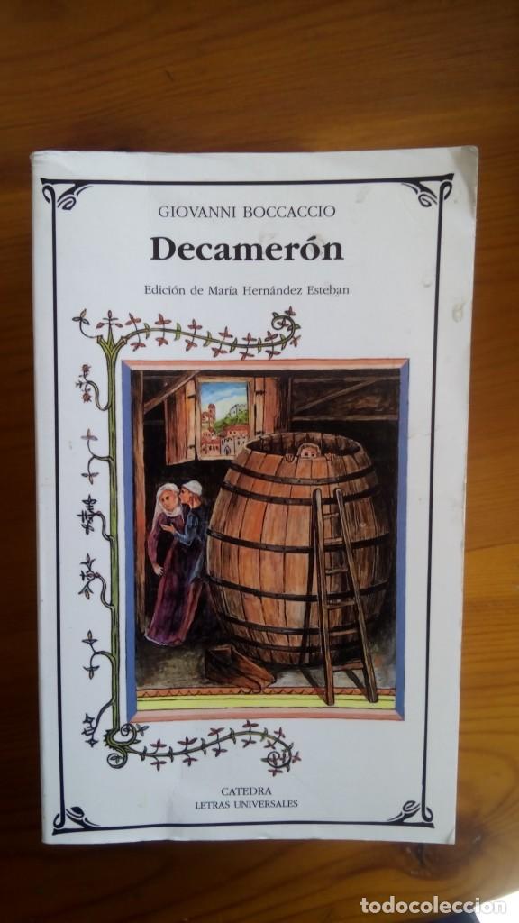 Libros de segunda mano: &rdquo;Decamer&oacute;n&rdquo;, Giovanni Boccaccio. Edit.:C&Aacute;TEDRA, Letras Universales. - Foto 1