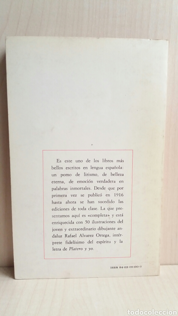 Libros de segunda mano: Platero y yo. Juan Ram&oacute;n Jim&eacute;nez. Aguilar, 1981. - Foto 3