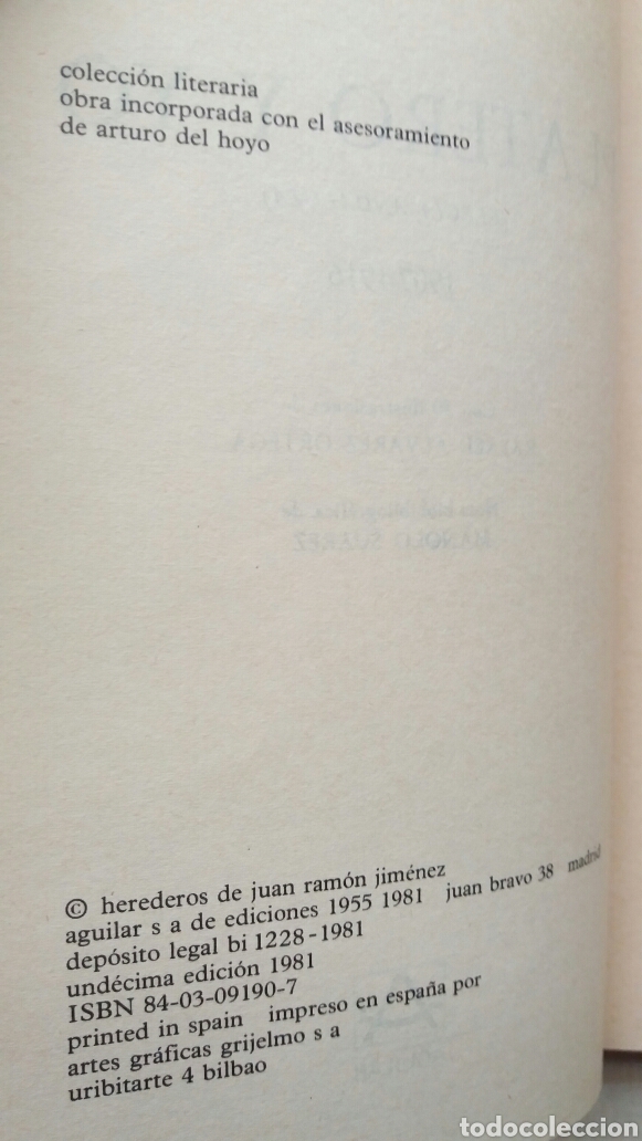 Libros de segunda mano: Platero y yo. Juan Ram&oacute;n Jim&eacute;nez. Aguilar, 1981. - Foto 5