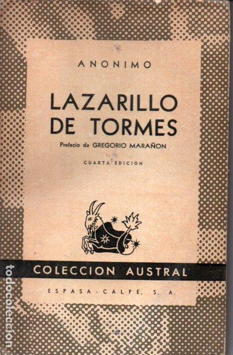 Libros de segunda mano: AUSTRAL N&ordm; 156 : EL LAZARILLO DE TORMES (1943) - Foto 1