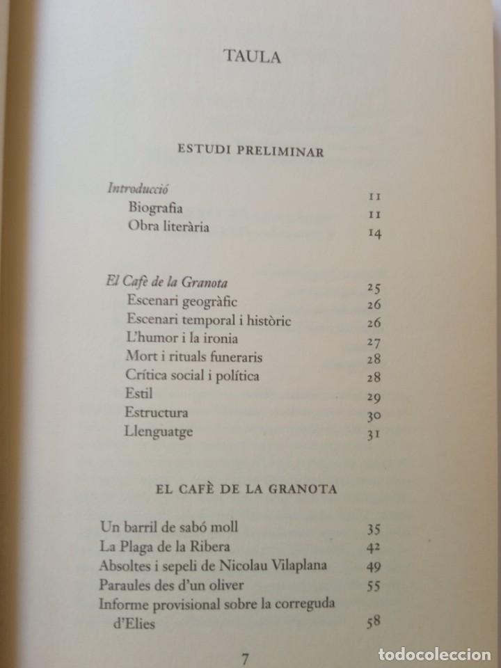 Libros de segunda mano: El caf&eacute; de la Granota, Jesus Moncada - Foto 2