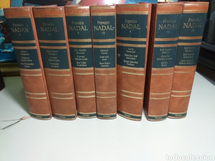 Libros de segunda mano: lote libros premio Nadal tomos 4,5,9,10,12 y 13