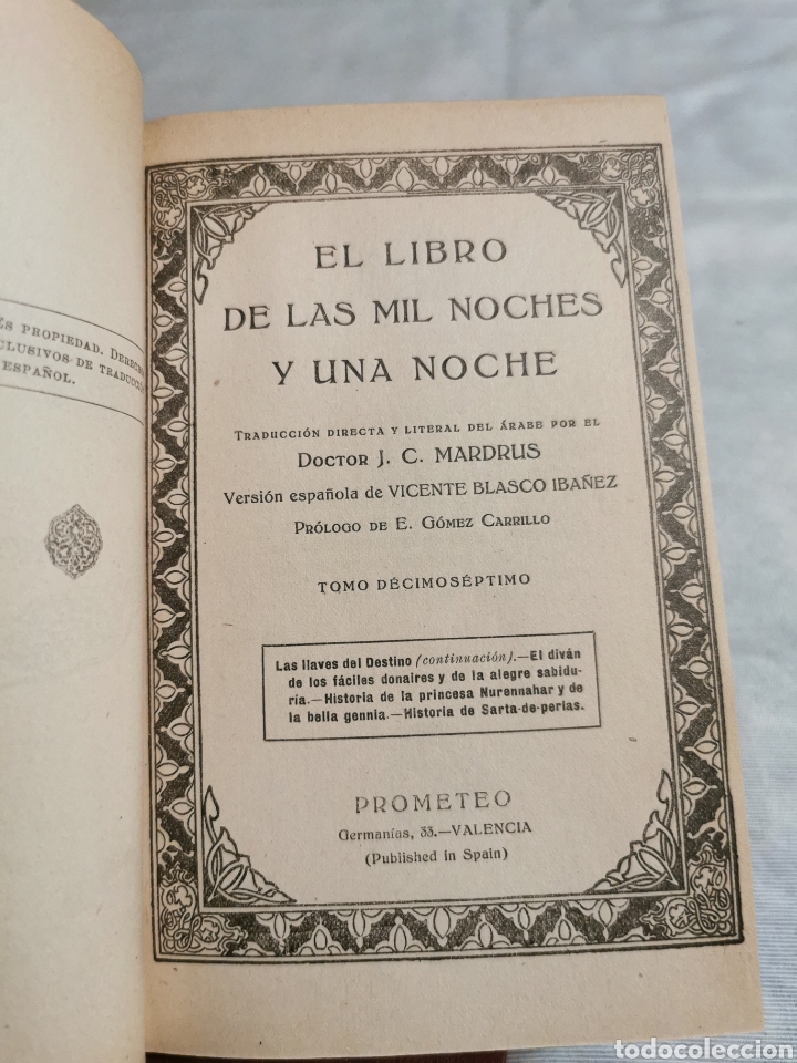 Libros de segunda mano: El libro de Las mil y una noches - Foto 2