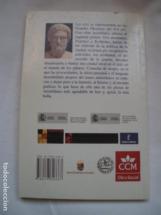 Libros de segunda mano: ARISTOFANES. LAS AVES. INTRODUCION JOS&Eacute; JAVIER VIAA TCE05 - Foto 2