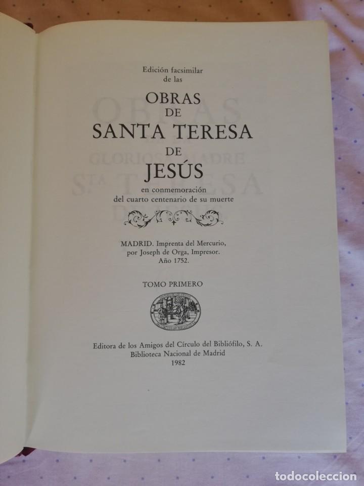 Libros de segunda mano: C&Iacute;RCULO DEL BIBLI&Oacute;FILO OBRAS DE SANTA TERSA DE JES&Uacute;S - Foto 8