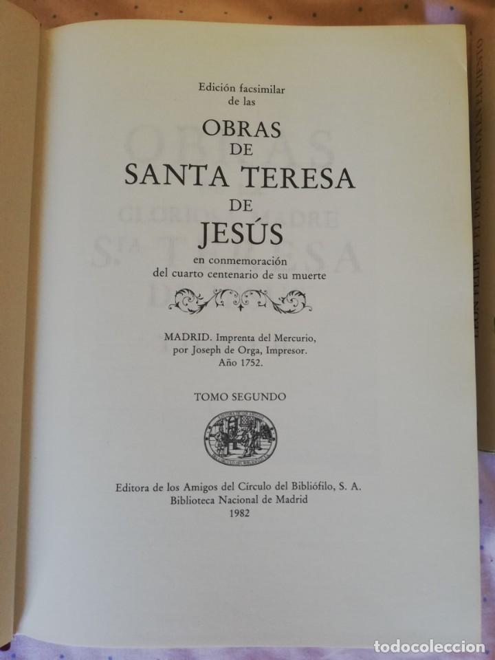 Libros de segunda mano: C&Iacute;RCULO DEL BIBLI&Oacute;FILO OBRAS DE SANTA TERSA DE JES&Uacute;S - Foto 24