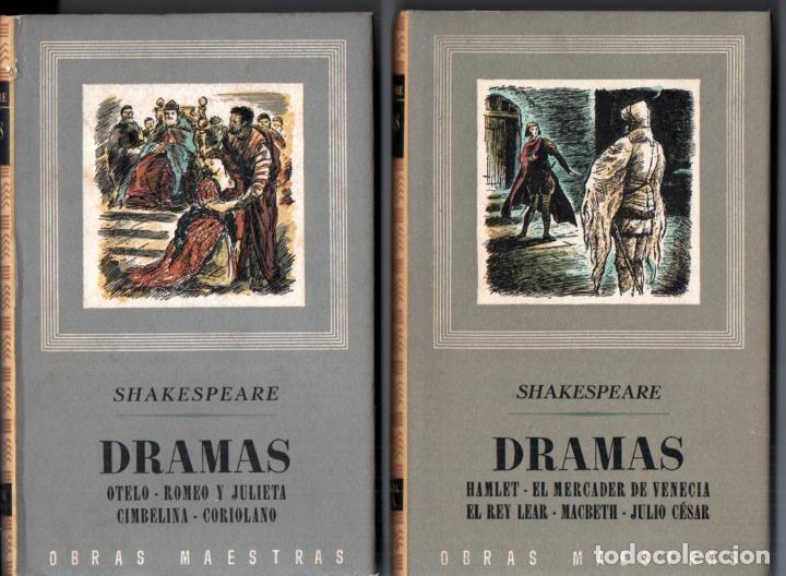 Libros de segunda mano: SHAKESPEARE : DRAMAS - DOS TOMOS (IBERIA, 1949 - 1945) - Foto 1