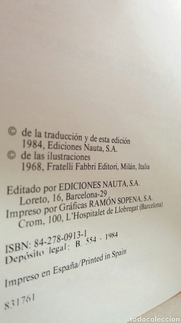 Libros de segunda mano: El Le&oacute;n de Damasco. Emilio Salgari. Ediciones Nauta, 1984. - Foto 7