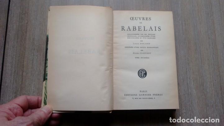 Libros de segunda mano: COLECCION CLASICOS - RABELAIS - 2 TOMOS - Foto 5