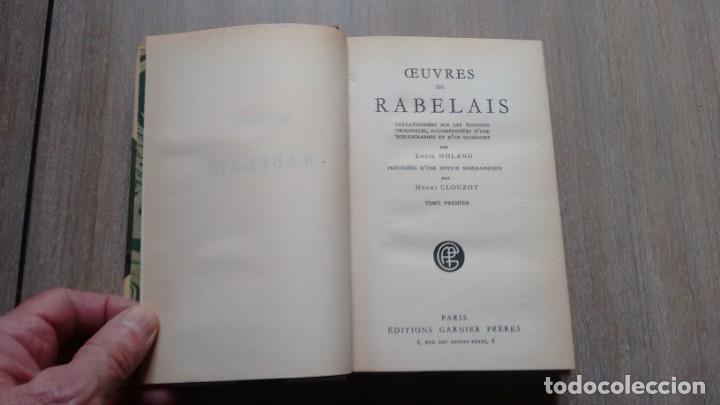Libros de segunda mano: COLECCION CLASICOS - RABELAIS - 2 TOMOS - Foto 10