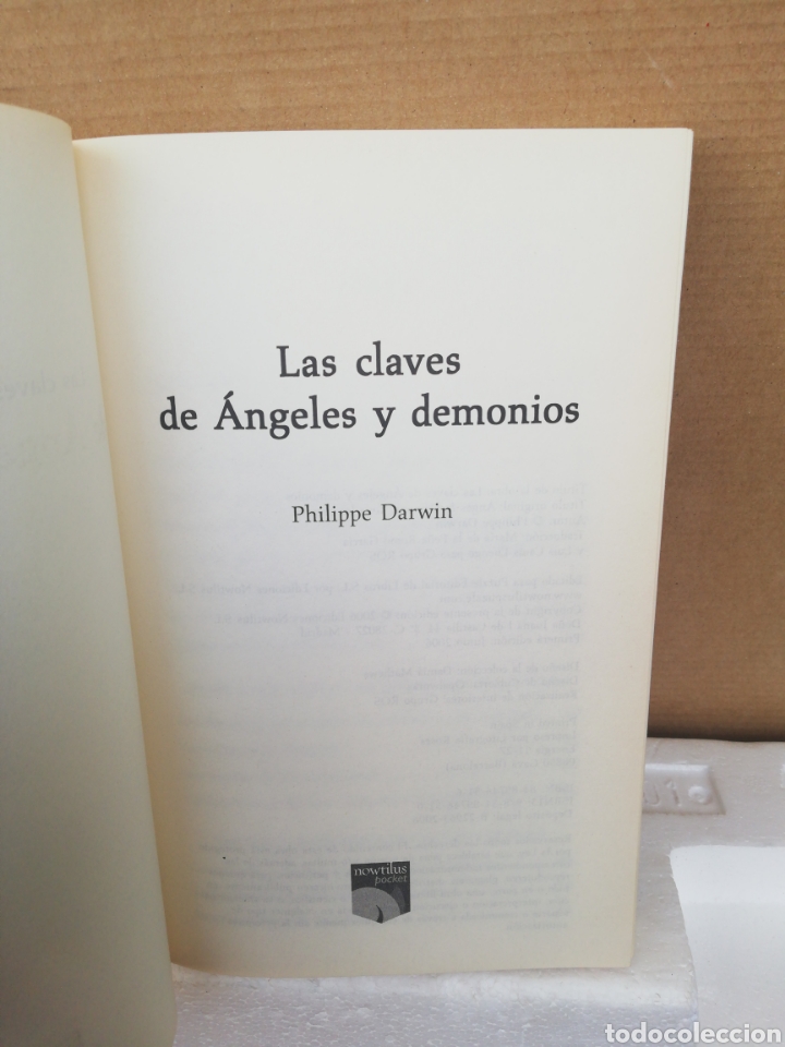 Libros de segunda mano: Las claves de &aacute;ngeles y demonios. Philippe Darwin - Foto 4