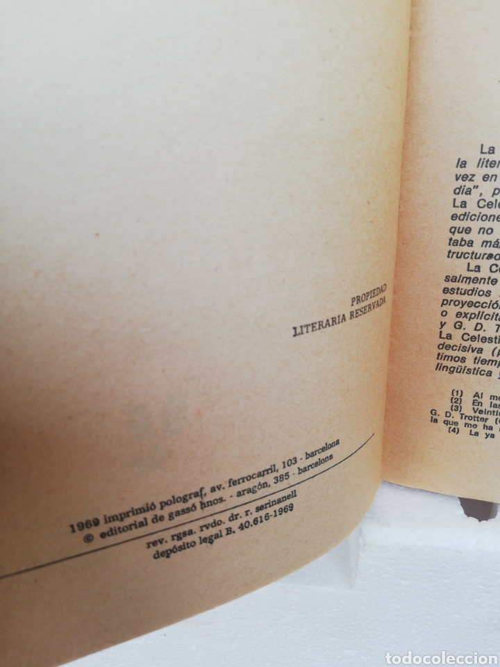 Libros de segunda mano: La Celestina Fernando de Rojas. Editorial rodegar - Foto 2