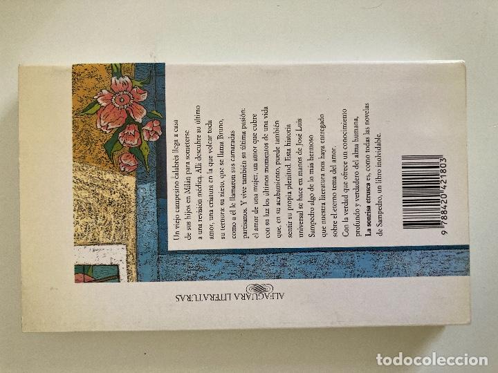 Libros de segunda mano: La sonrisa etrusca &ndash; Jos&eacute; Luis Sampedro - Foto 2