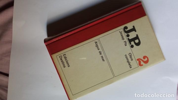 Libros de segunda mano: Aigua de mar Josep Pla, Ed. Destino 1982, n&ordm; 2 - Foto 1