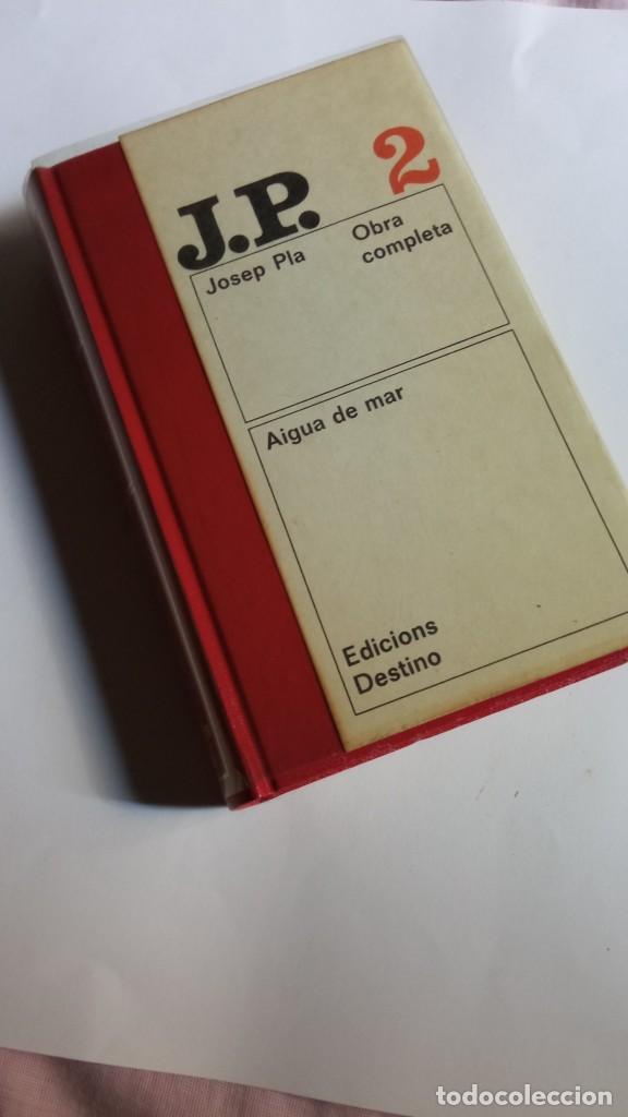 Libros de segunda mano: Aigua de mar Josep Pla, Ed. Destino 1982, n&ordm; 2 - Foto 2