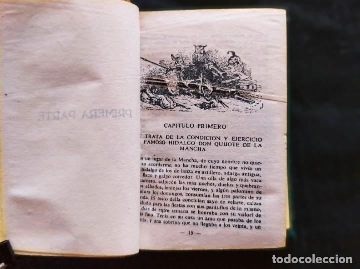 Libros de segunda mano: Don Quijote de la Mancha . Libros en miniatura . Ediciones Castilla - Foto 6