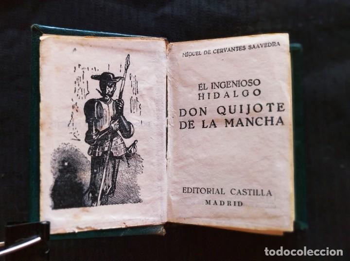 Libros de segunda mano: Don Quijote de la Mancha . Libros en miniatura . Ediciones Castilla - Foto 12