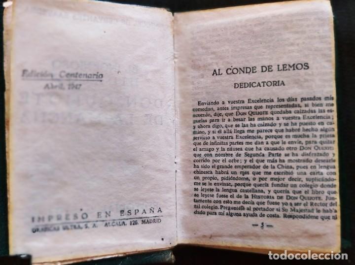 Libros de segunda mano: Don Quijote de la Mancha . Libros en miniatura . Ediciones Castilla - Foto 13
