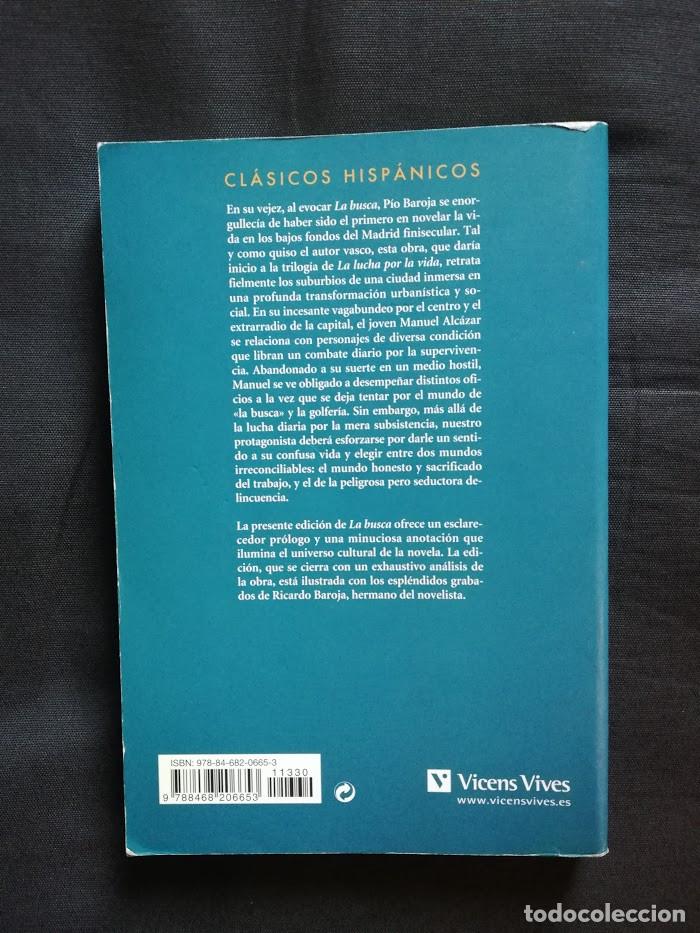 Libros de segunda mano: LA BUSCA - P&Iacute;O BAROJA - EDICIONES VICENS VIVES - Foto 2