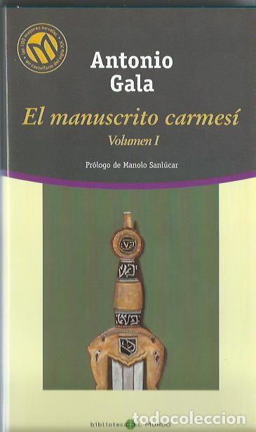 Libros de segunda mano: El manuscrito carmes&iacute;. Antonio Gala. 2 tomos - Foto 1