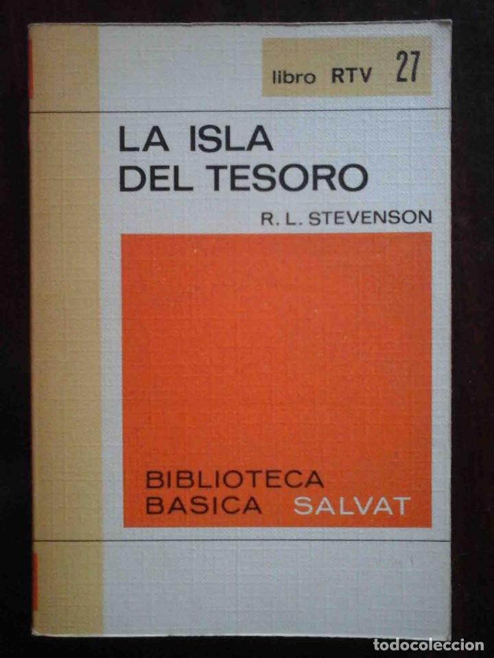 Libros de segunda mano: La isla del tesoro (R.L. Stevenson) Biblioteca B&aacute;sica Salvat - Foto 1
