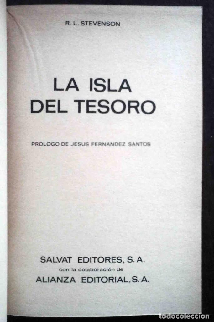 Libros de segunda mano: La isla del tesoro (R.L. Stevenson) Biblioteca B&aacute;sica Salvat - Foto 2