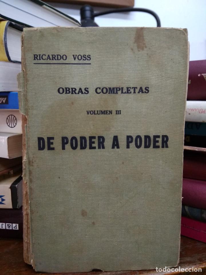 Libros de segunda mano: Obras completas (volumen III) de poder a poder, Ricardo Voss. L.5798-1269 - Foto 1