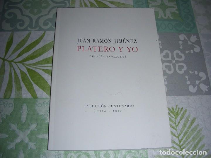 Libros de segunda mano: PLATERO Y YO , 3&ordf; EDICION CENTENARIO ( 1914 - 2014 ) - Foto 1