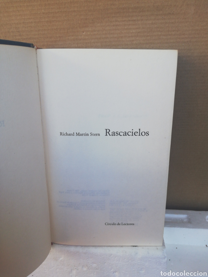Libros de segunda mano: Rascacielos, Richard Mart&iacute;n stern .c&iacute;rculo de lectores - Foto 2