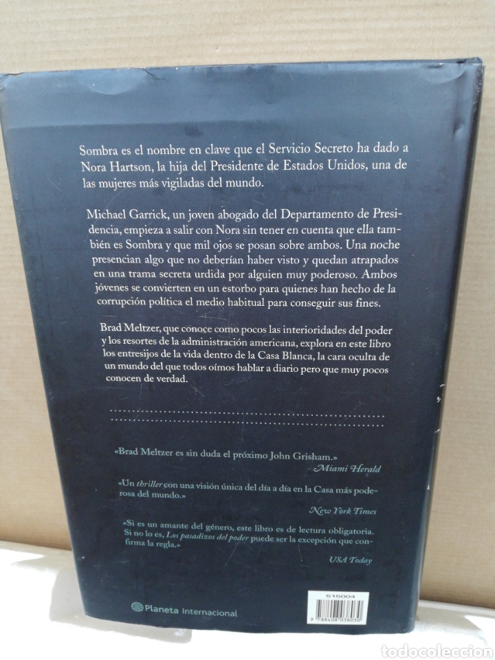Libros de segunda mano: Los pasadizos del poder .Brad meltzer .Editorial planeta - Foto 4