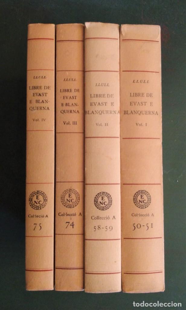 Libros de segunda mano: Llibre de Evast e Blanquerna (4 vols.); Editorial Barcino - Foto 6