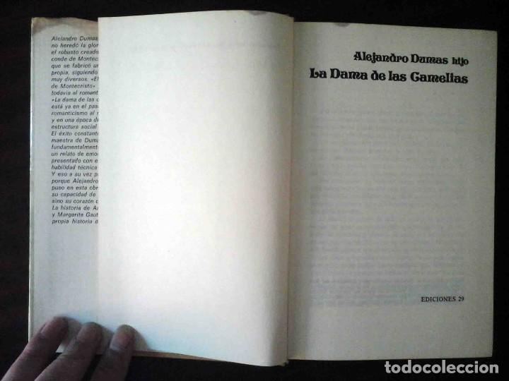 Libros de segunda mano: La Dama de las Camelias (Alejandro Dumas hijo) Ediciones 29 - 1973 - Foto 4