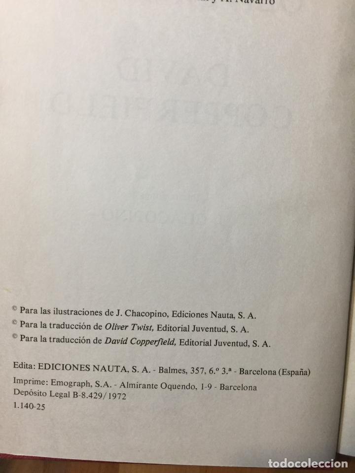 Libros de segunda mano: Obras selectas: Oliver twist / David Cooperfield - Charles Dickens - Foto 4