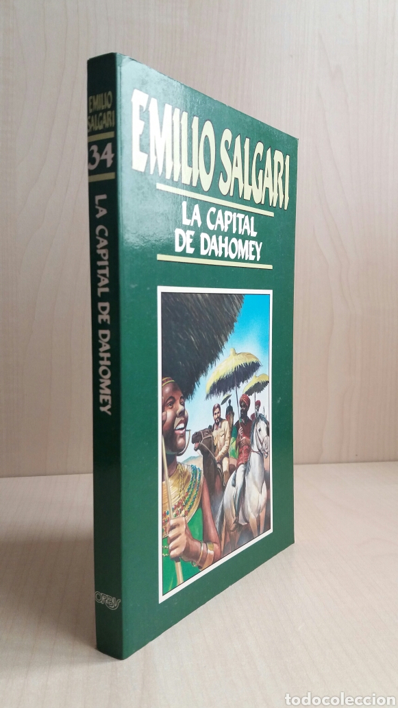 Libros de segunda mano: La Capital de Dahomey. Emilio Salgari. Ediciones Orbis, Salgari 34, 1987. - Foto 3