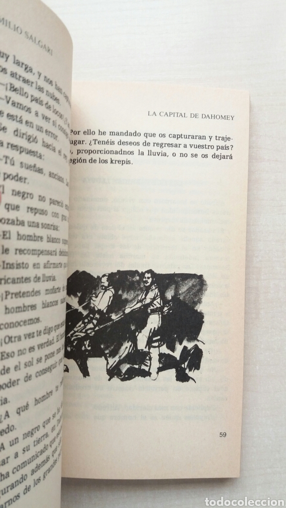 Libros de segunda mano: La Capital de Dahomey. Emilio Salgari. Ediciones Orbis, Salgari 34, 1987. - Foto 6