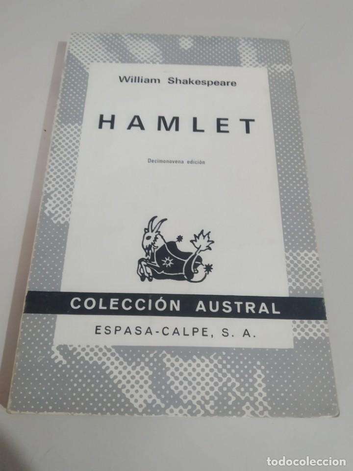 Libros de segunda mano: HAMLET de William Shakespeare 1979. Colecci&oacute;n Austral, Espasa Calpe REF. GAR 250 - Foto 1