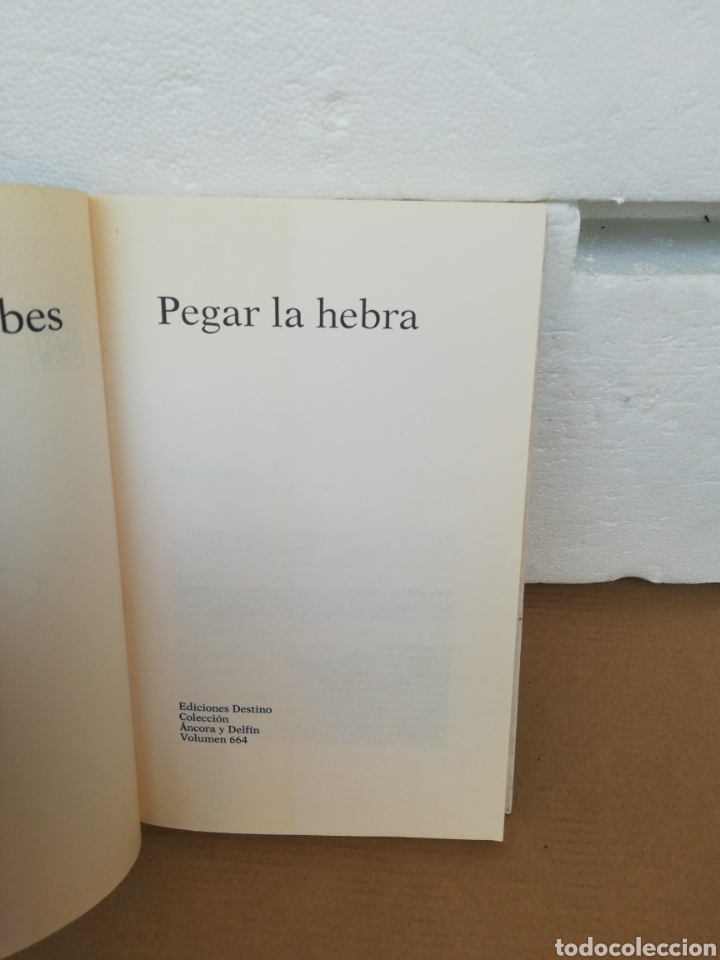 Libros de segunda mano: Pegar la hebra. Miguel Delibes - Foto 3