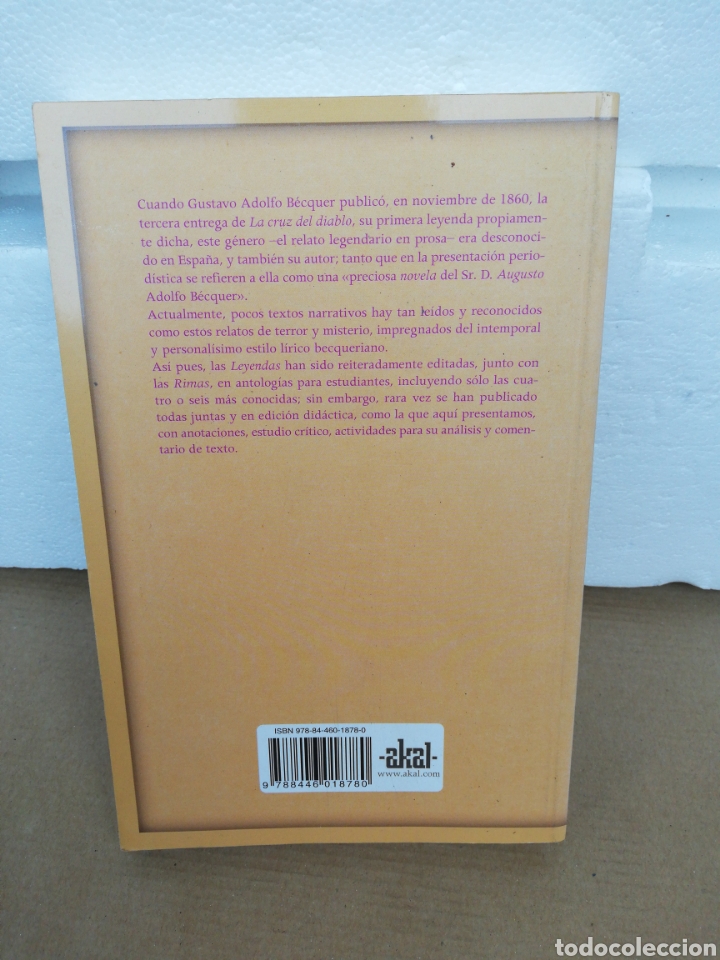 Libros de segunda mano: Leyendas. Gustavo Adolfo B&eacute;cquer .Akal - Foto 4
