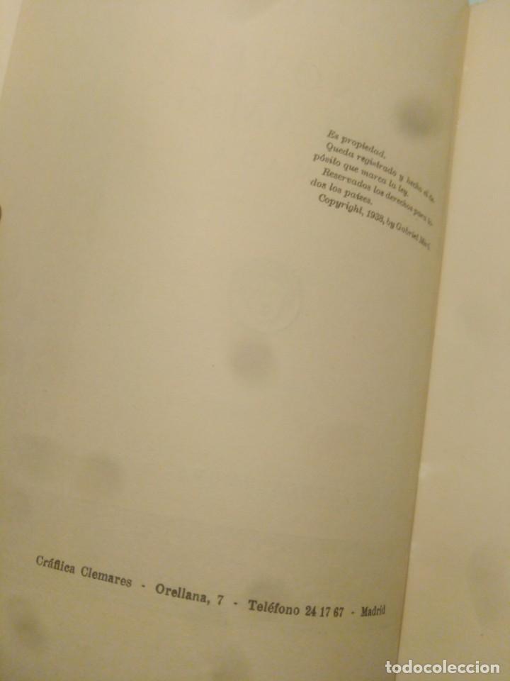 Libros de segunda mano: LA NOVELA DE MI AMIGO N&Oacute;MADA - GABRIEL MIR&Oacute; - EDICI&Oacute;N 1938 - Foto 4
