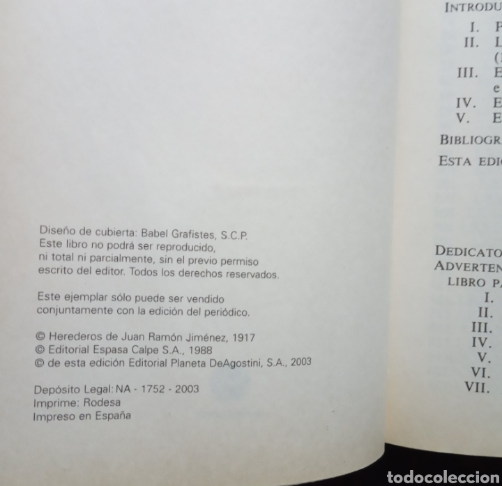 Libros de segunda mano: PLATERO Y YO . JUAN RAM&Oacute;N JIM&Eacute;NEZ. PREMIO NOBEL - Foto 2