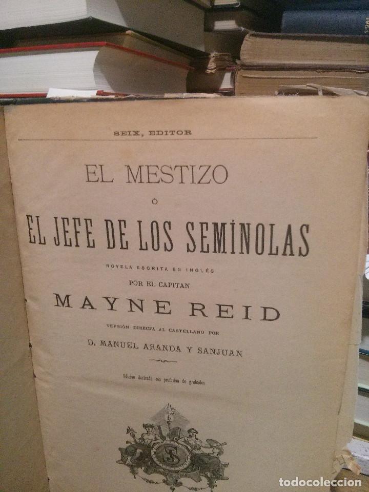 Libros de segunda mano: OBRAS DE MAYNE REID, TOMO I-II, ED. SEIX - Foto 1